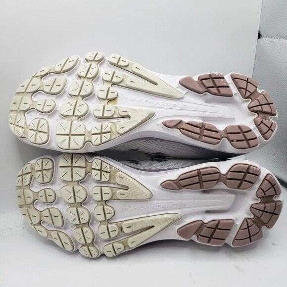 Under Armour Charged Gemini Low Top Athletic Shoes White Pink Womens Size 10 - Picture 6 of 7